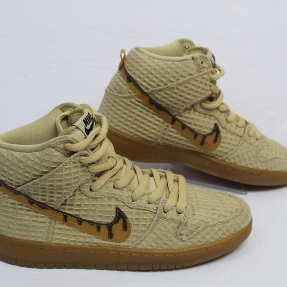 Nike SB Dunk High Premium Hemp Chicken and Waffle Size 9 - Used without box - Picture 7 of 14